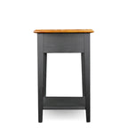 Leick Home One Drawer Square Side Table with Shelf