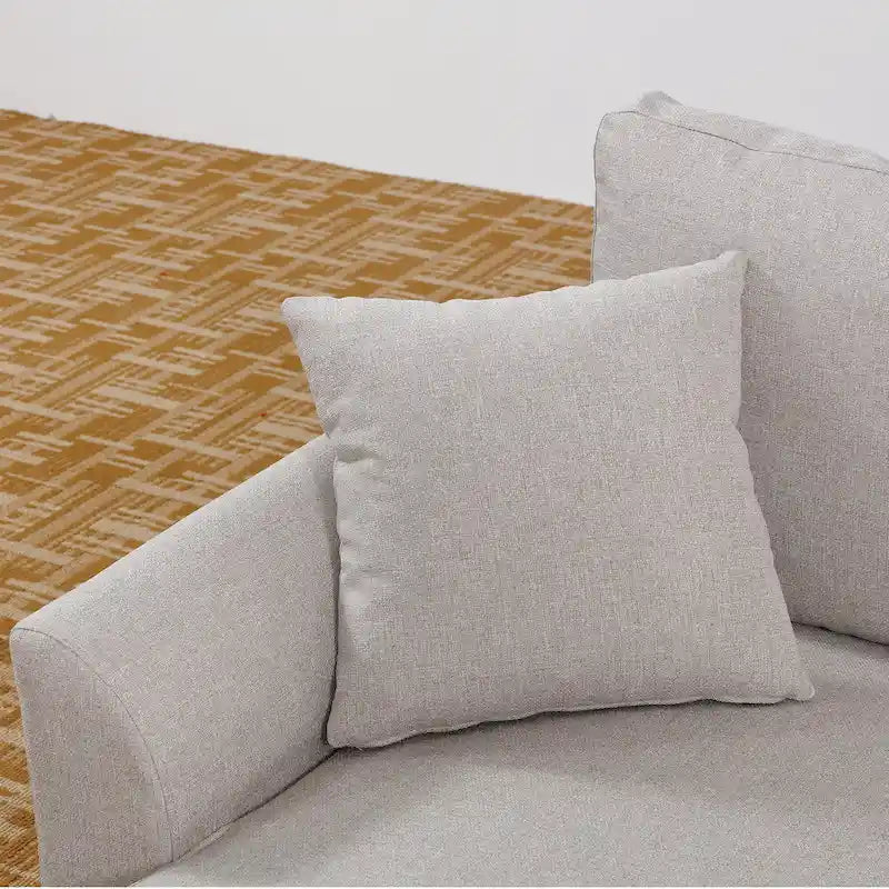 U-Shape Pull-out Sleeper Sectional Sofa with Double Storage Spaces