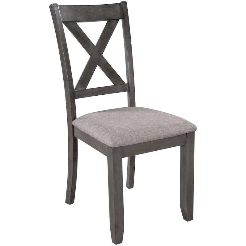 Nestfair 6-Piece Kitchen Dining Table Set with 4 Dining Chairs