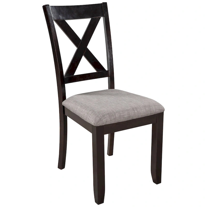 Nestfair 6-Piece Kitchen Dining Table Set with 4 Dining Chairs