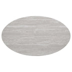 Vittoria Champagne Gold Table Set or Coffee Table with White Faux Marble Top by iNSPIRE Q Bold