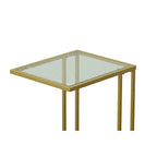 Gideon Glass Top C Table