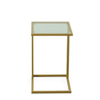Gideon Glass Top C Table