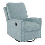 Swivel Glider Recliner Chair with Footrest