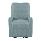 Swivel Glider Recliner Chair with Footrest