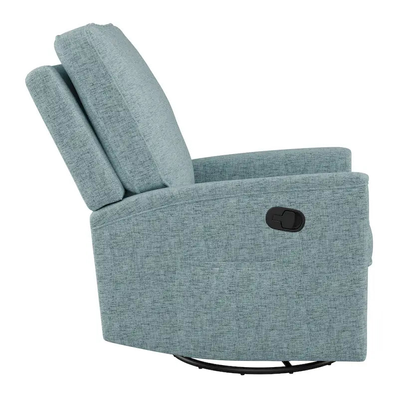 Swivel Glider Recliner Chair with Footrest