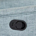 Swivel Glider Recliner Chair with Footrest