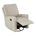 Swivel Glider Recliner Chair with Footrest