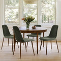 Modern Solid Back Side Dining Chair(Set of 4)