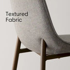 Modern Solid Back Side Dining Chair(Set of 4)