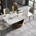 71 Modern Rectangular Sintered Stone Dining Table for 8