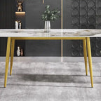 71 Modern Rectangular Sintered Stone Dining Table for 8