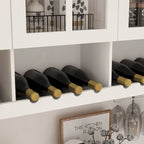 78.9 Pantry Buffet with Hutch Freestanding Kitchen Storage Cabinet