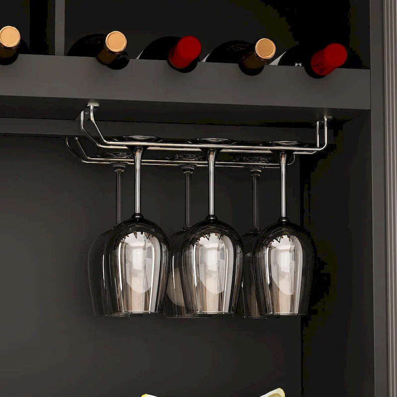 78.9 Pantry Buffet with Hutch Freestanding Kitchen Storage Cabinet