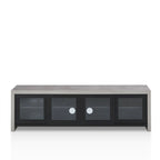 Haylin Contemporary 71-inch Glass Multi-functional Storage TV Console by Furniture of America