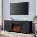 Granger 58 TV Stand with Log Fireplace Insert