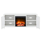 Granger 58 TV Stand with Log Fireplace Insert