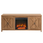 Granger 58 TV Stand with Log Fireplace Insert