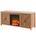 Granger 58 TV Stand with Log Fireplace Insert