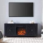 Granger 58 TV Stand with Log Fireplace Insert