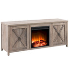 Granger 58 TV Stand with Log Fireplace Insert