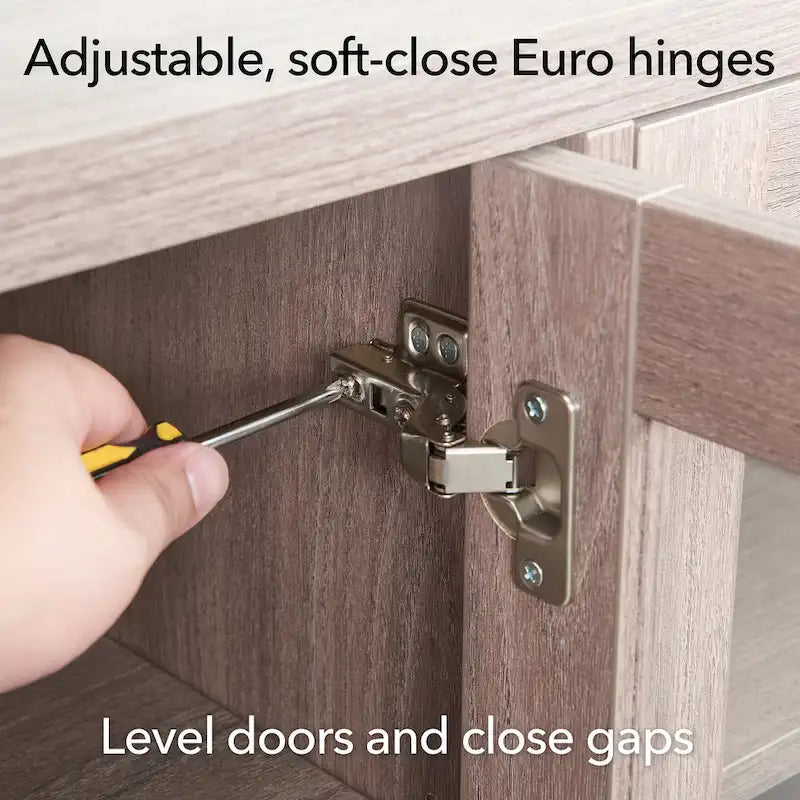 Granger 58 TV Stand with Log Fireplace Insert