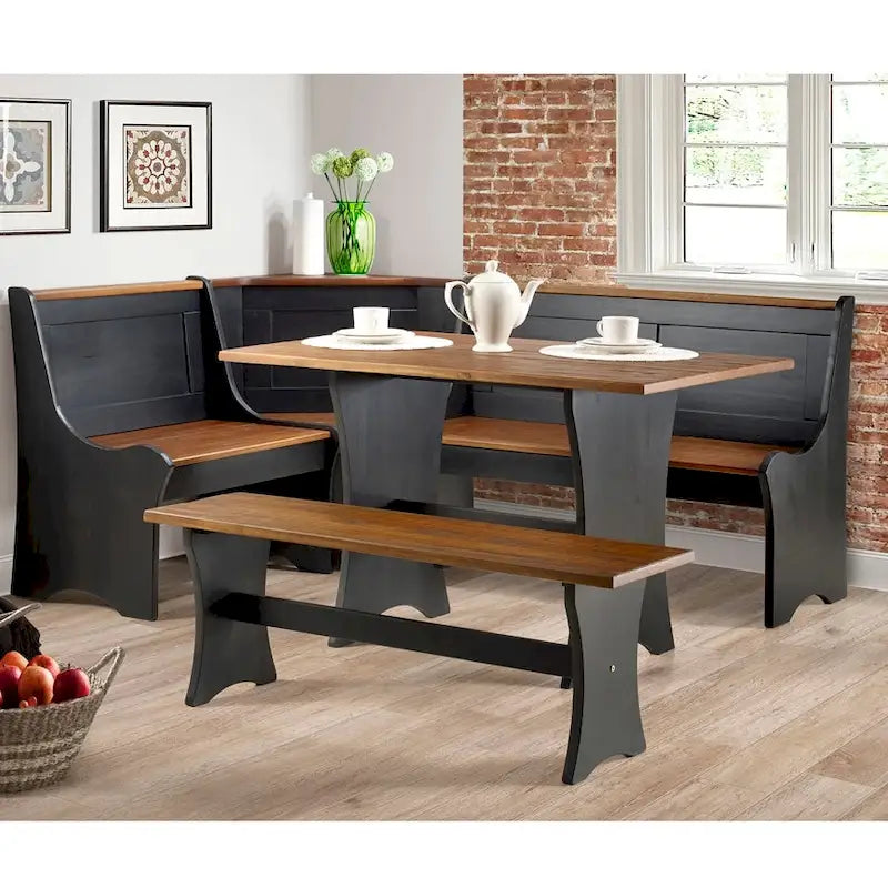 Linon Hillcrest 3-Piece Storage Nook