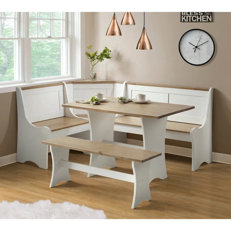 Linon Hillcrest 3-Piece Storage Nook