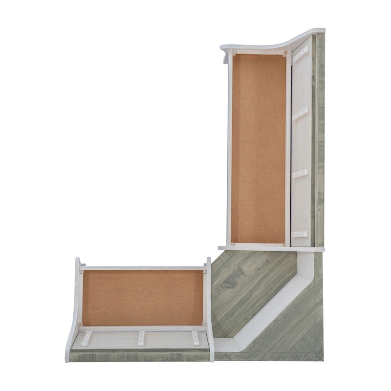 Linon Hillcrest 3-Piece Storage Nook