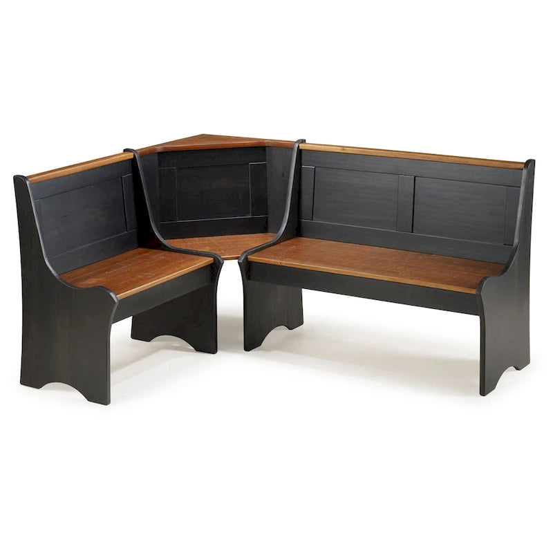 Linon Hillcrest 3-Piece Storage Nook
