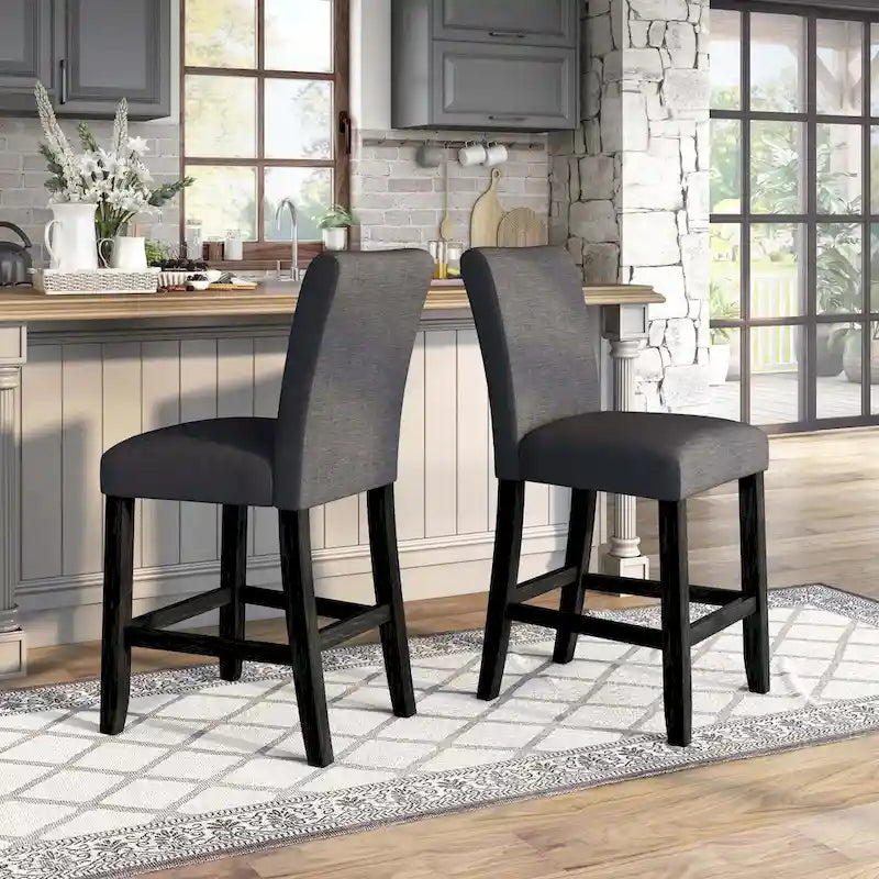 Shap Rustic Solid Wood 5-Piece Counter Height Dining Set by Furniture of America