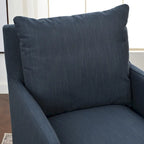 KINWELL 25 Performance Fabric Upholstered Rolling Dining Armchair