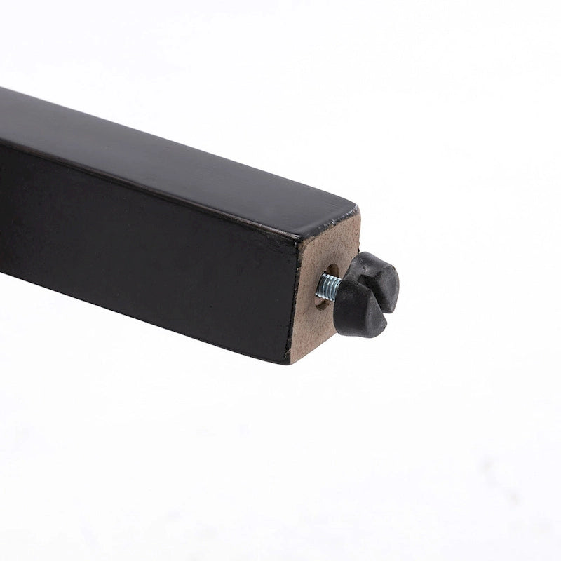 Fabric Upholstery High Back Tufted Parson Dining Chairs and Black Legs Set of 2