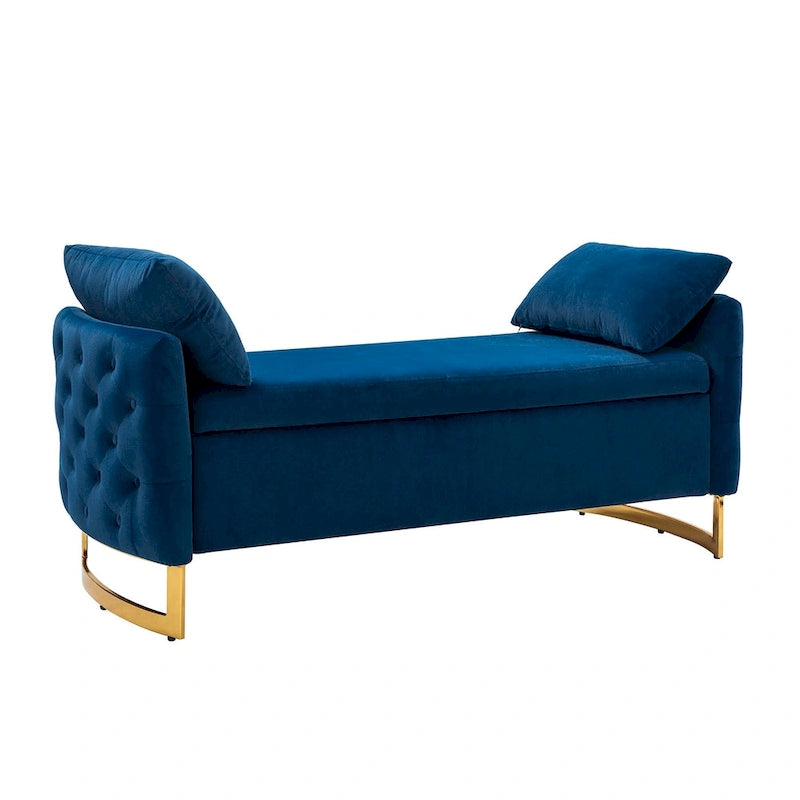 Robert Modern Upholstered Flip Top Storage Bench by HULALA HOME