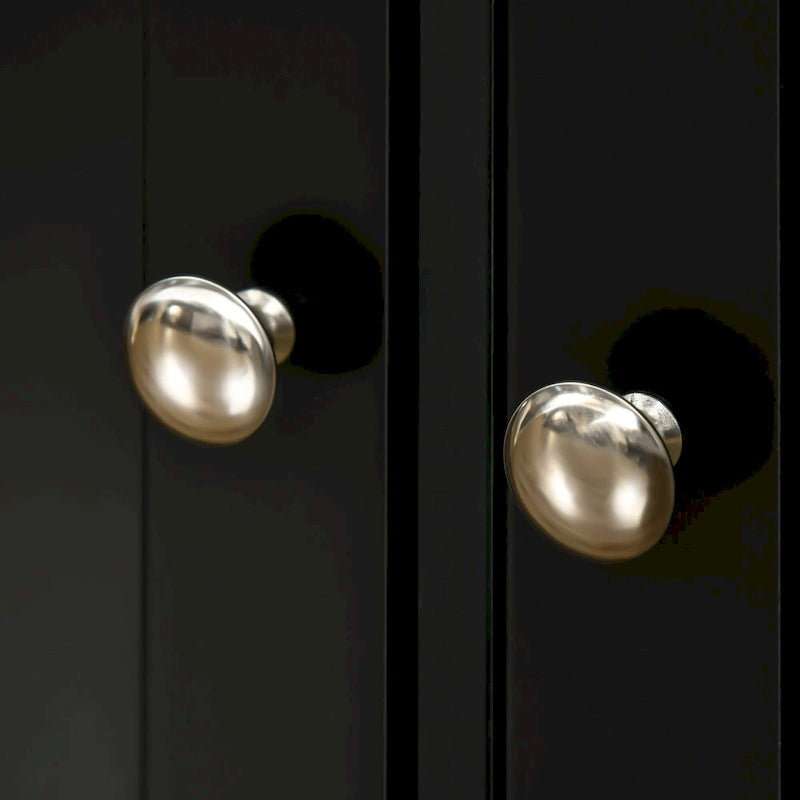 HOMCOM Modern Sideboard, Buffet Cabinet with Adjustable Shelves, Grey