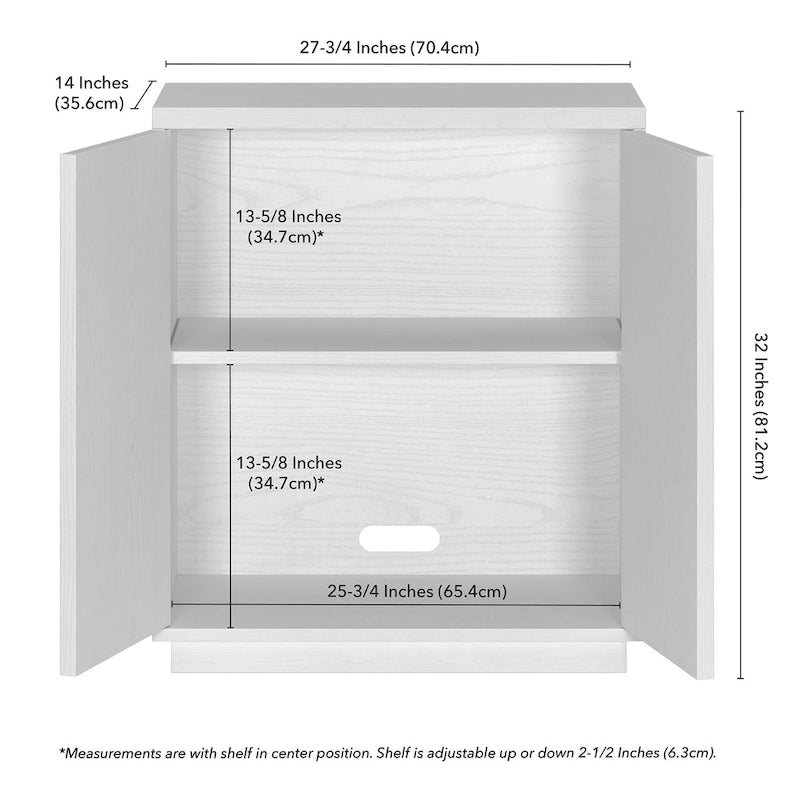 Alston 28 Wide Rectangular Accent Cabinet - 27.75 Wide