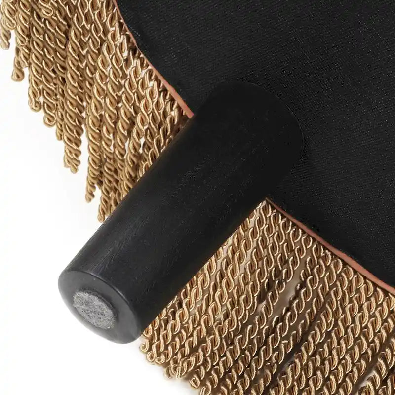 Yaris Upholstered Round Accent Ottoman