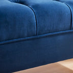 Velvet Bedroom Bench Pink/ Beige/ Blue/ Gray Upholstered Bench with Button-Tufted 60.2.