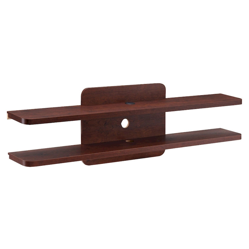 Rydstorp Modern 60-inch Metal 2-Shelf Wall-mounted TV Console Shelves by Carson Carrington
