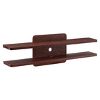 Rydstorp Modern 60-inch Metal 2-Shelf Wall-mounted TV Console Shelves by Carson Carrington