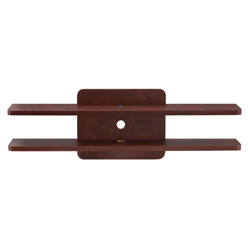 Rydstorp Modern 60-inch Metal 2-Shelf Wall-mounted TV Console Shelves by Carson Carrington