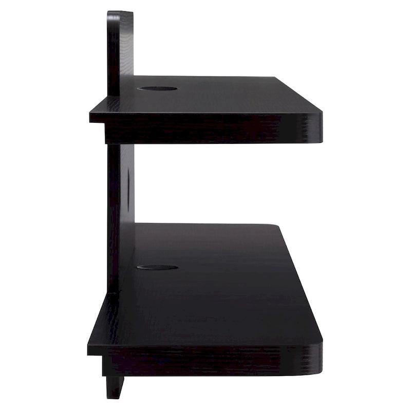 Rydstorp Modern 60-inch Metal 2-Shelf Wall-mounted TV Console Shelves by Carson Carrington