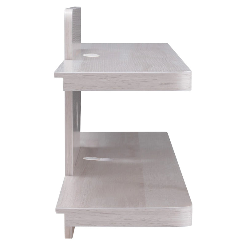 Rydstorp Modern 60-inch Metal 2-Shelf Wall-mounted TV Console Shelves by Carson Carrington