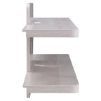 Rydstorp Modern 60-inch Metal 2-Shelf Wall-mounted TV Console Shelves by Carson Carrington