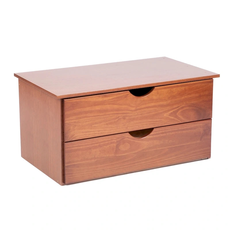 Palace Imports 100% Solid Wood 2-Drawer Internal Chest for Kyle Wardrobe Armoires