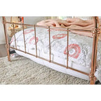 Furniture of America Vore Modern Gold Metal Slatted Panel Bed