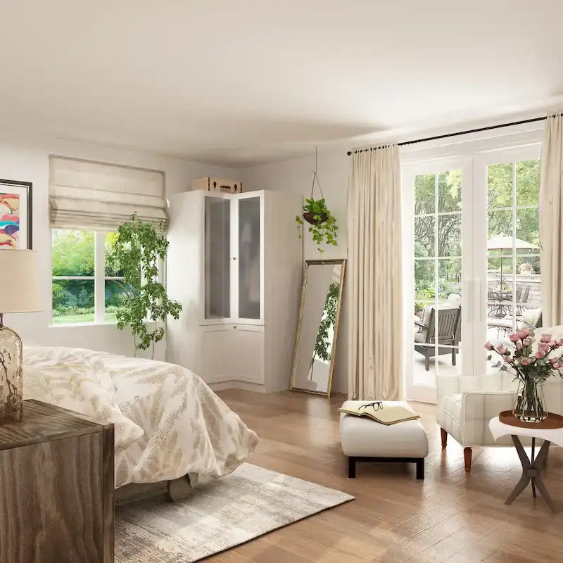 Combo Large Frosted Glass Closet: Versatile Wardrobe Options Armoires