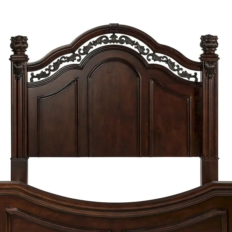 Messina Estates Cognac King Poster Headboard