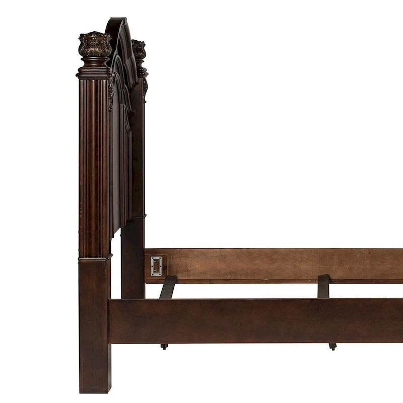 Messina Estates Cognac King Poster Headboard