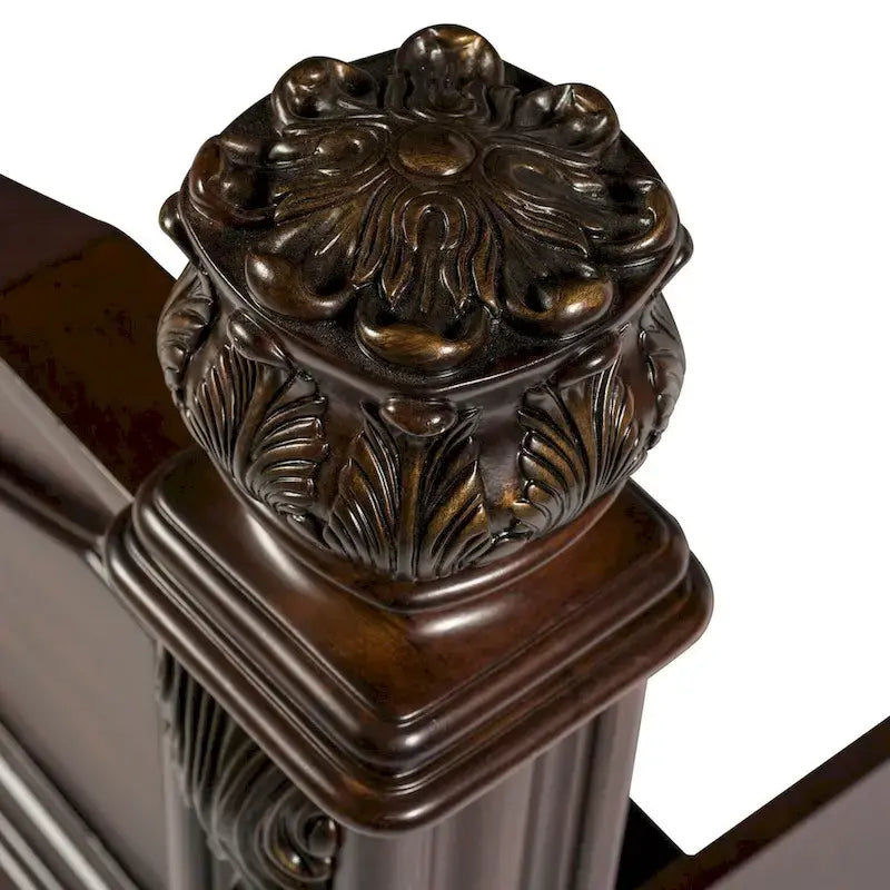 Messina Estates Cognac King Poster Headboard